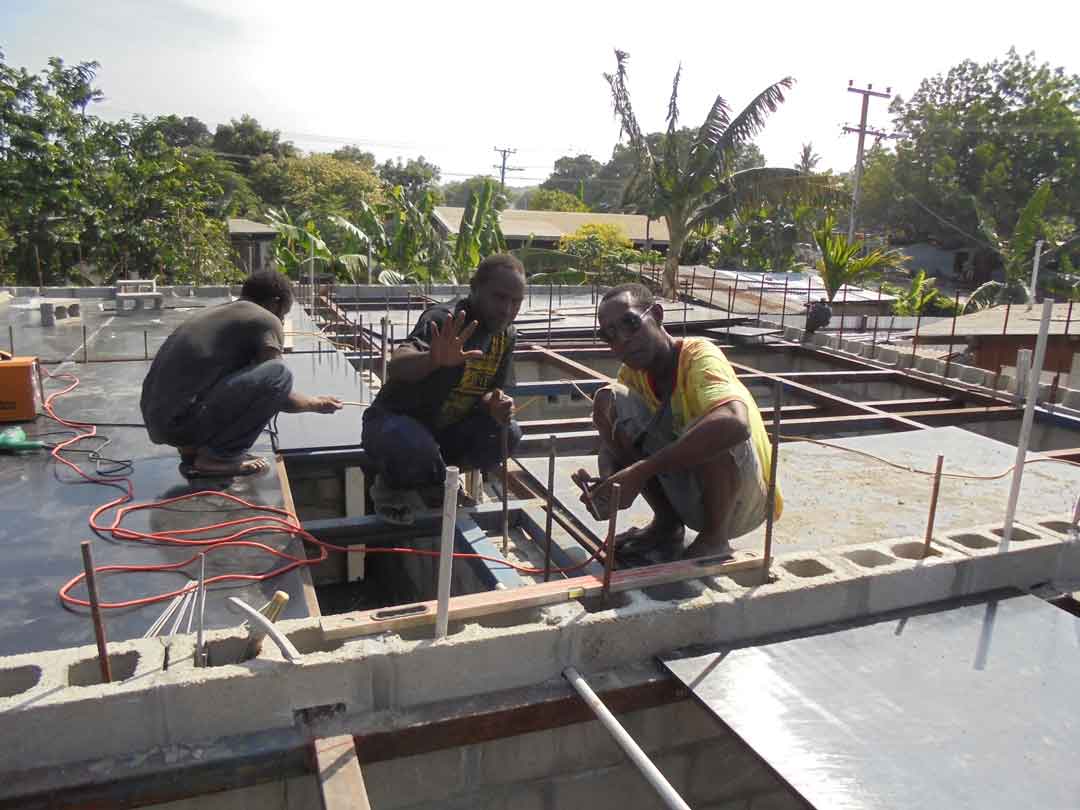 Wapco builders working progress