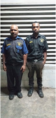 Wapco Security Guards on duty
